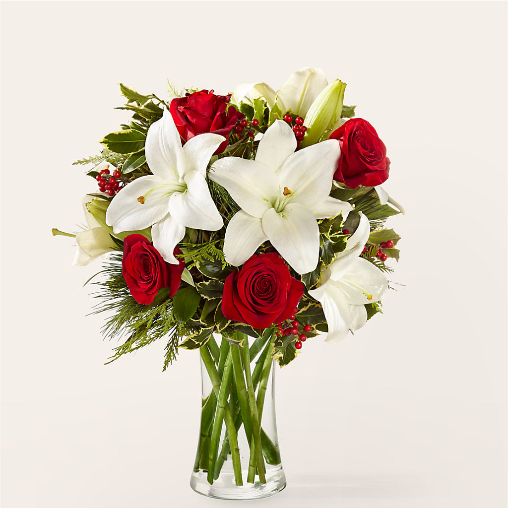 Sparkling Snowflakes Bouquet – Rimmon Heights Florist, Manchester NH