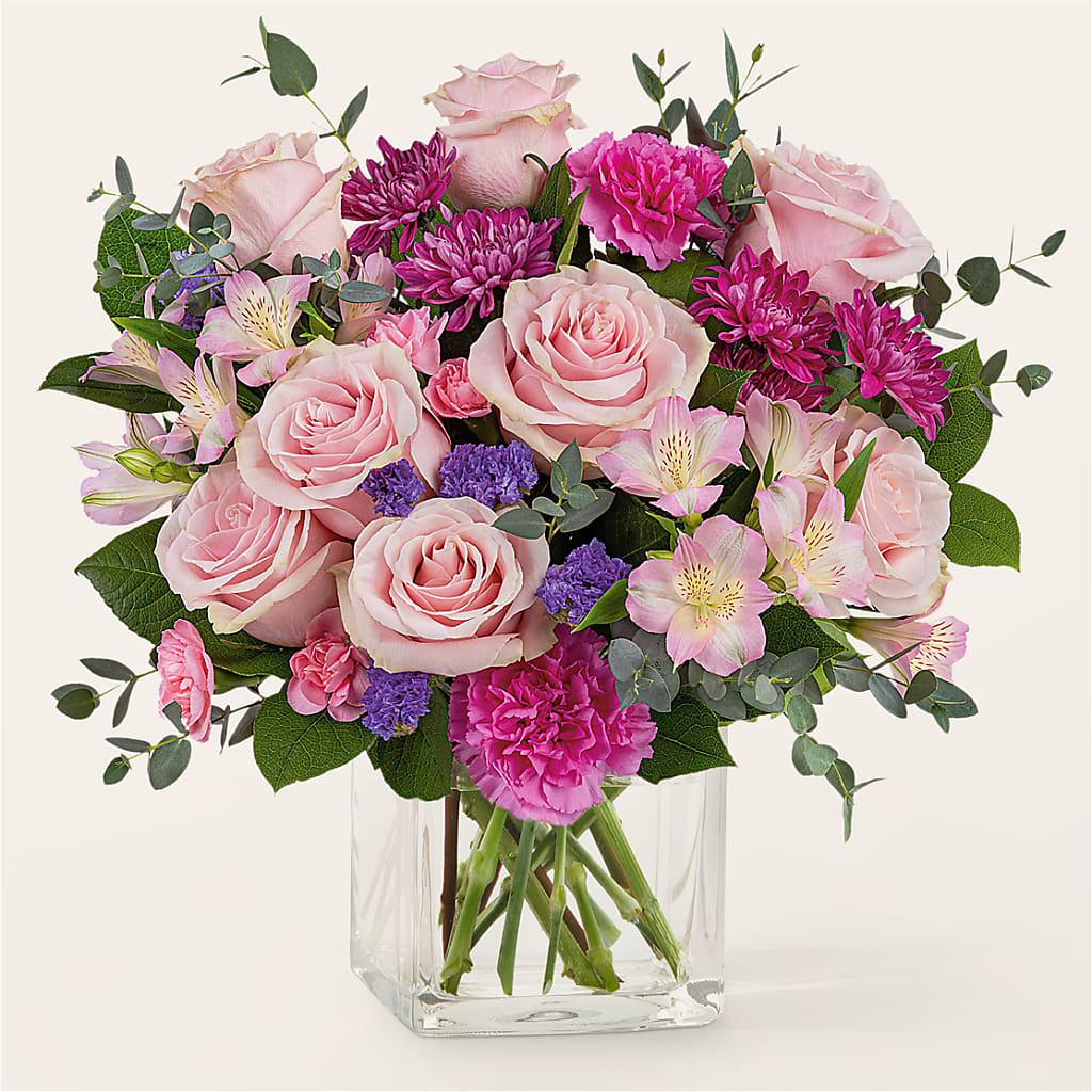 Rosy Radiance Bouquet – Rimmon Heights Florist, Manchester NH