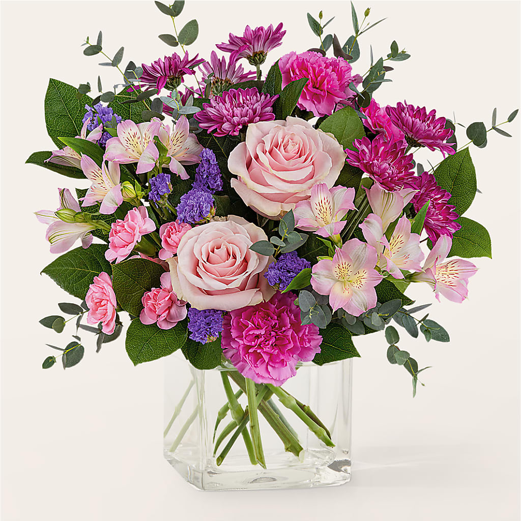 Rosy Radiance Bouquet – Rimmon Heights Florist, Manchester NH
