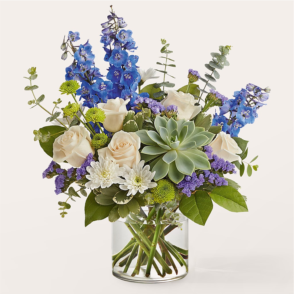 Cerulean Waves Bouquet – Rimmon Heights Florist, Manchester NH