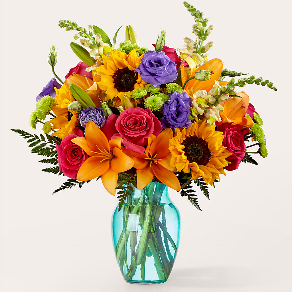 Double Rainbow Bouquet – Rimmon Heights Florist, Manchester NH