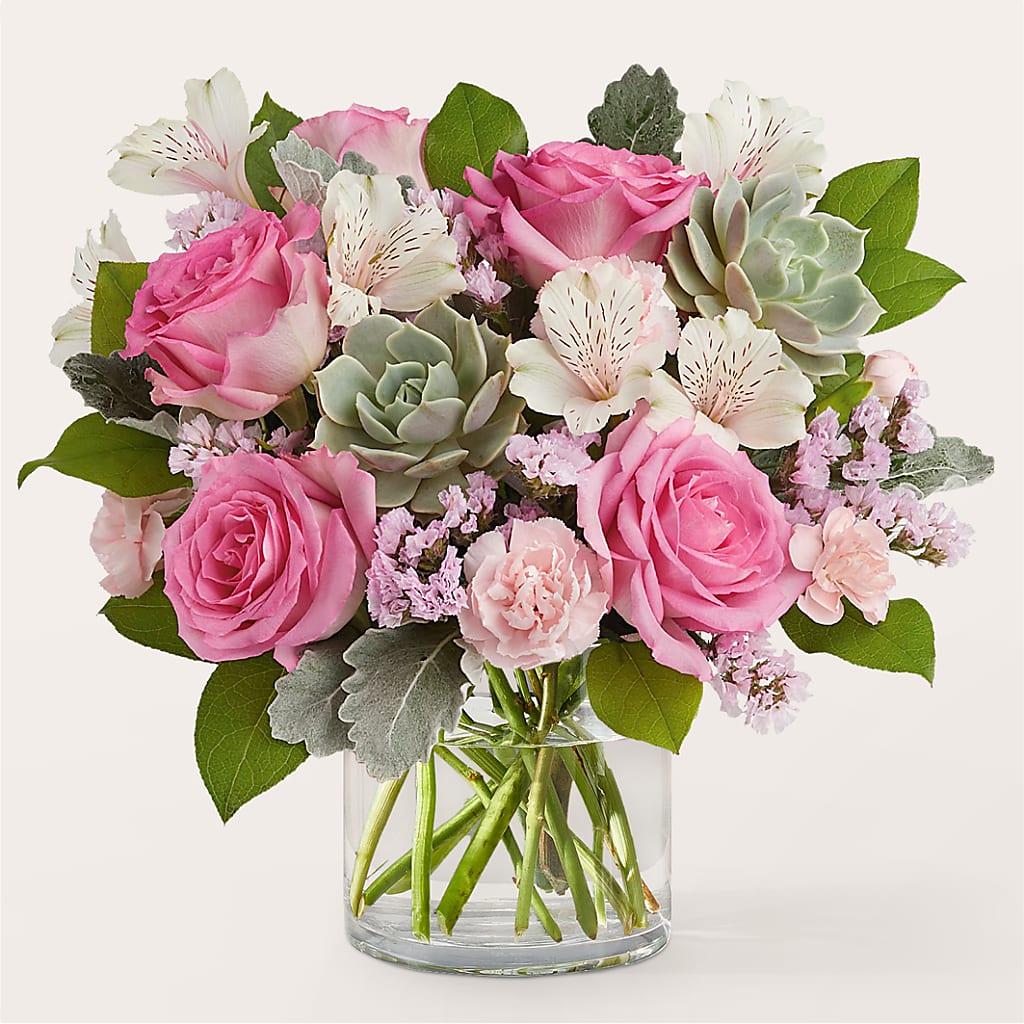 Dusty Rose Bouquet – Rimmon Heights Florist, Manchester NH
