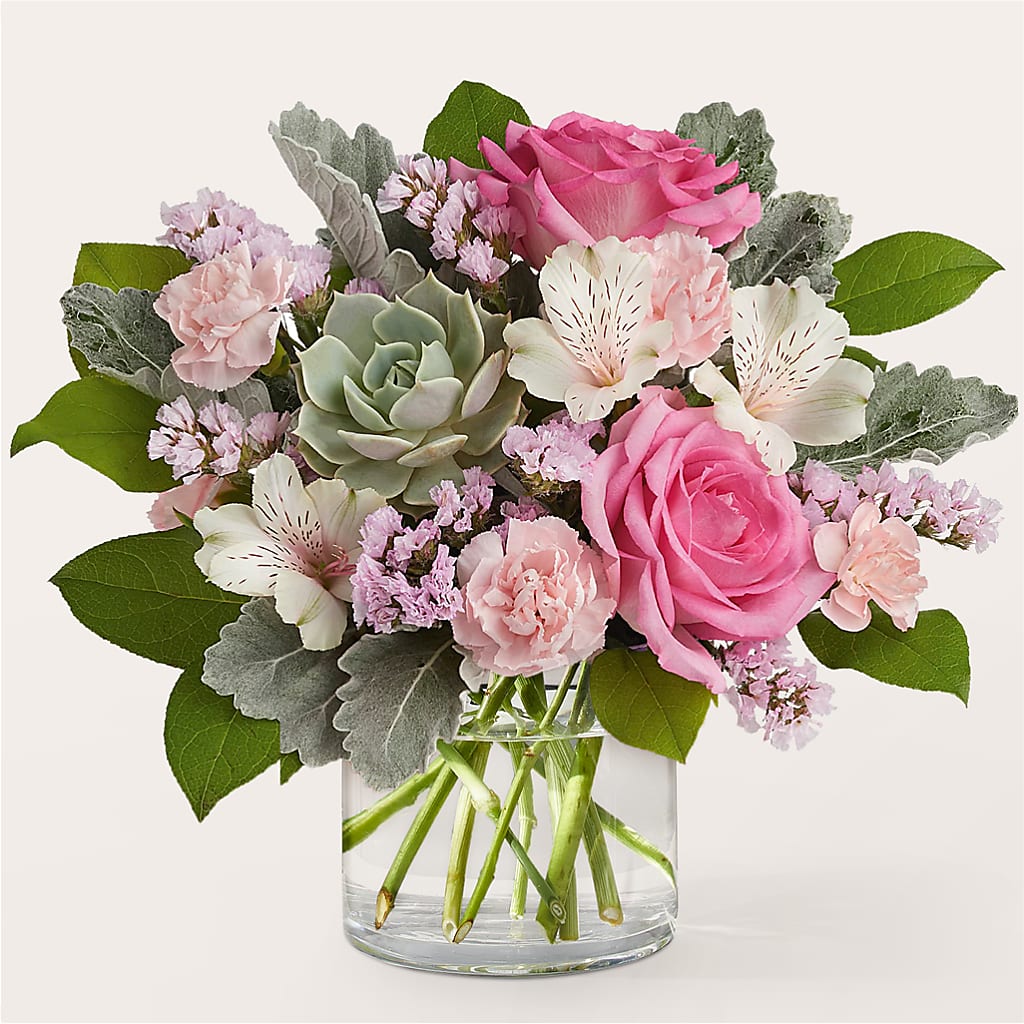 Dusty Rose Bouquet – Rimmon Heights Florist, Manchester NH