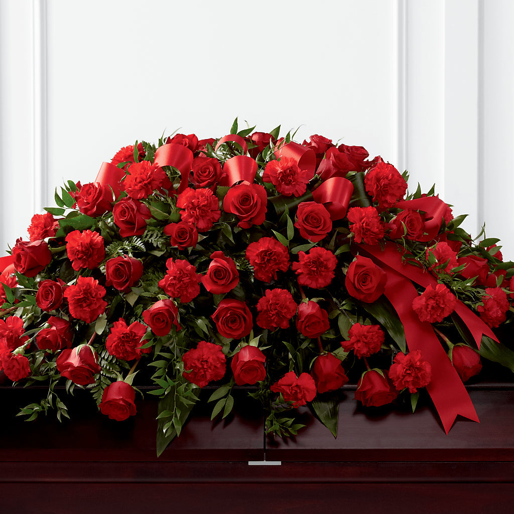 Tribute of Life Casket Spray – Rimmon Heights Florist, Manchester NH