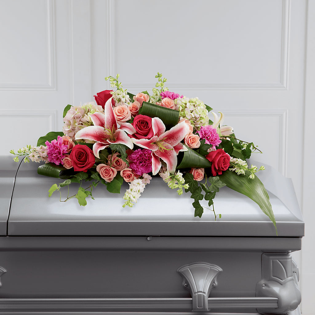 Splendid Grace Casket Spray – Rimmon Heights Florist, Manchester NH