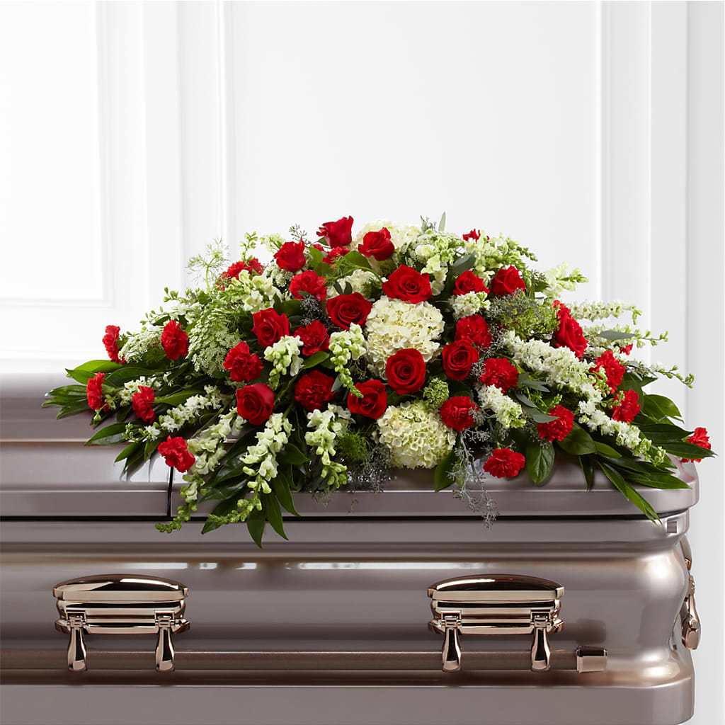Sincerity Casket Spray – Rimmon Heights Florist, Manchester NH