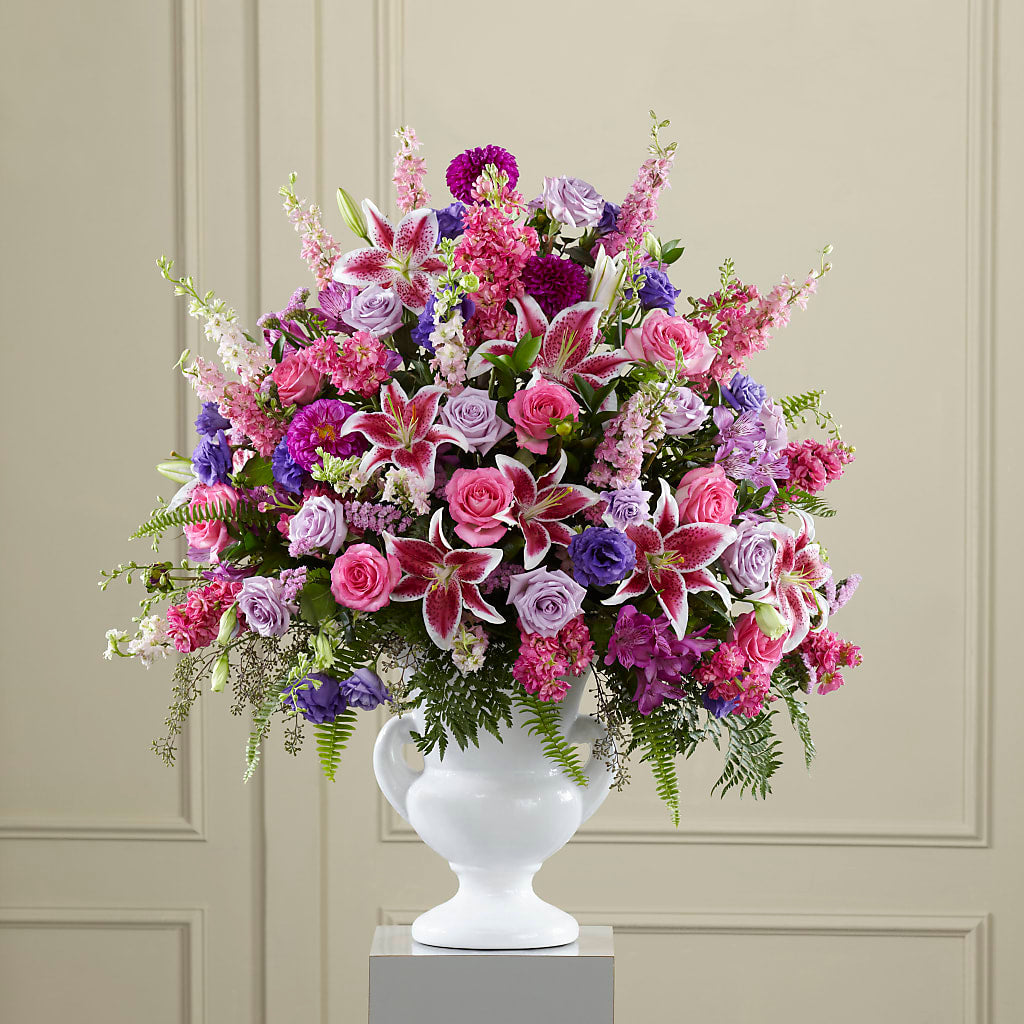 Peaceful Tribute Arrangement – Rimmon Heights Florist, Manchester NH
