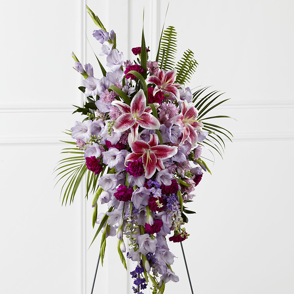 Tender Touch Standing Spray – Rimmon Heights Florist, Manchester NH