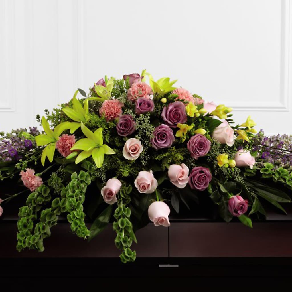 Forever Beloved Casket Spray – Rimmon Heights Florist, Manchester NH