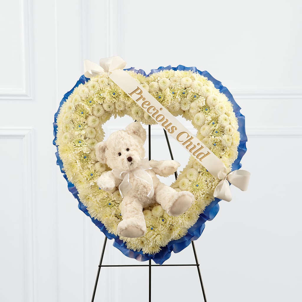 Precious Child Standing Heart – Rimmon Heights Florist, Manchester NH