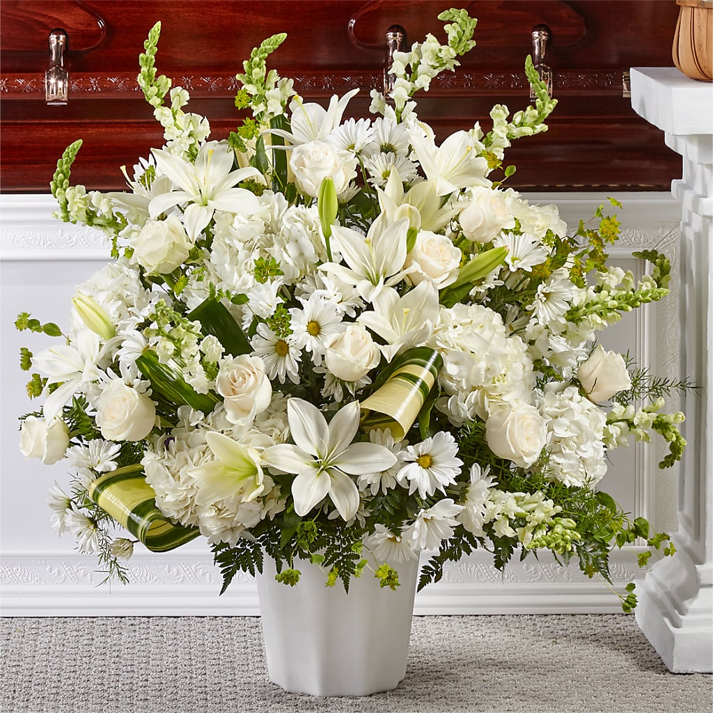 Thoughts of Tranquility Floor Basket – Rimmon Heights Florist, Manchester NH