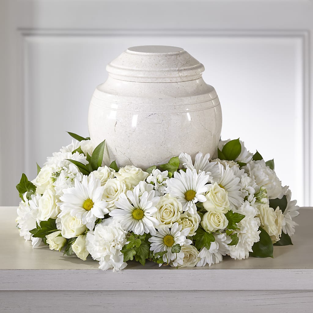 Ivory Gardens Cremation Adornment – Rimmon Heights Florist, Manchester NH