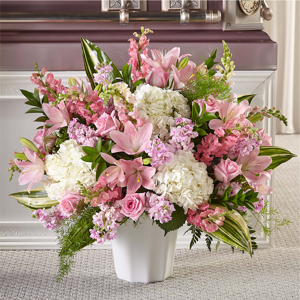 Simply Serene Floor Basket – Rimmon Heights Florist, Manchester NH