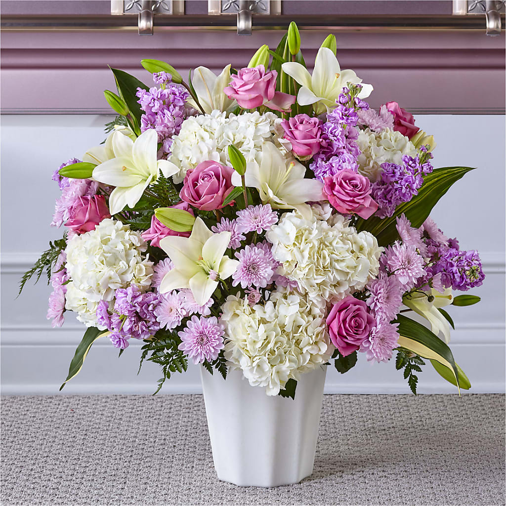 Heaven Sent Floor Basket – Rimmon Heights Florist, Manchester NH