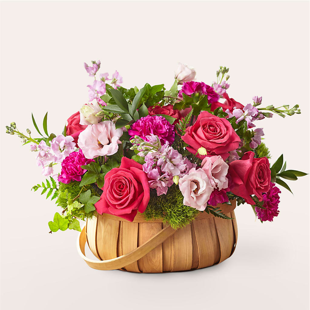 Radiance in Bloom Basket – Rimmon Heights Florist, Manchester NH