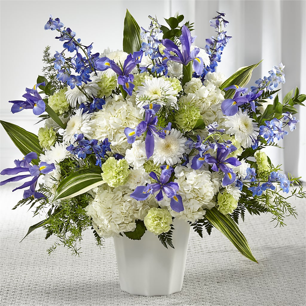 Soft Serenity Floor Basket – Rimmon Heights Florist, Manchester NH