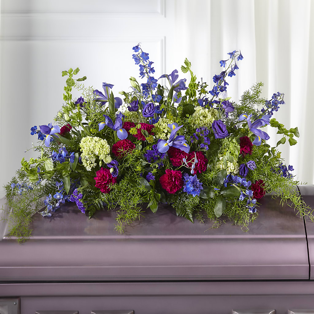 Always Treasured Casket Spray – Rimmon Heights Florist, Manchester NH