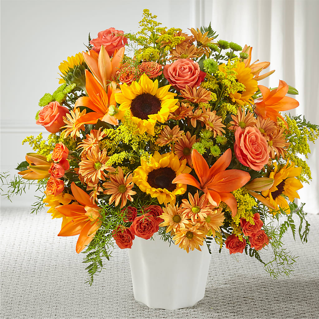 Harvest Thoughts Floor Basket – Rimmon Heights Florist, Manchester NH