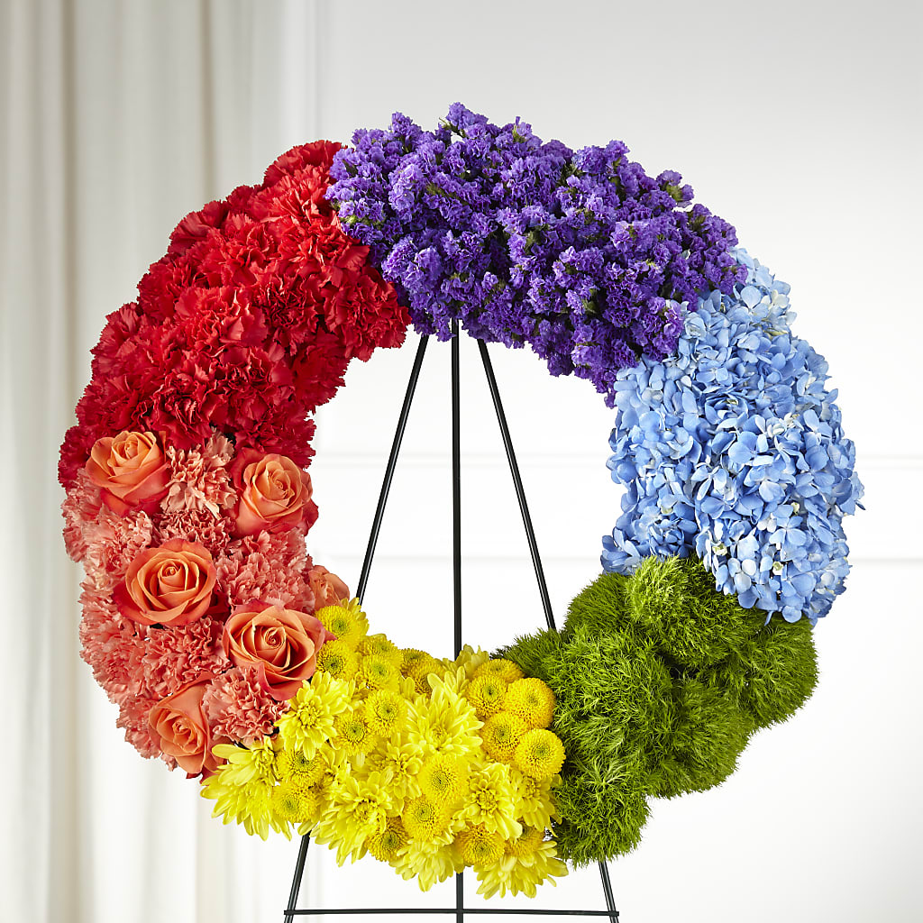 Circle of Love Wreath – Rimmon Heights Florist, Manchester NH