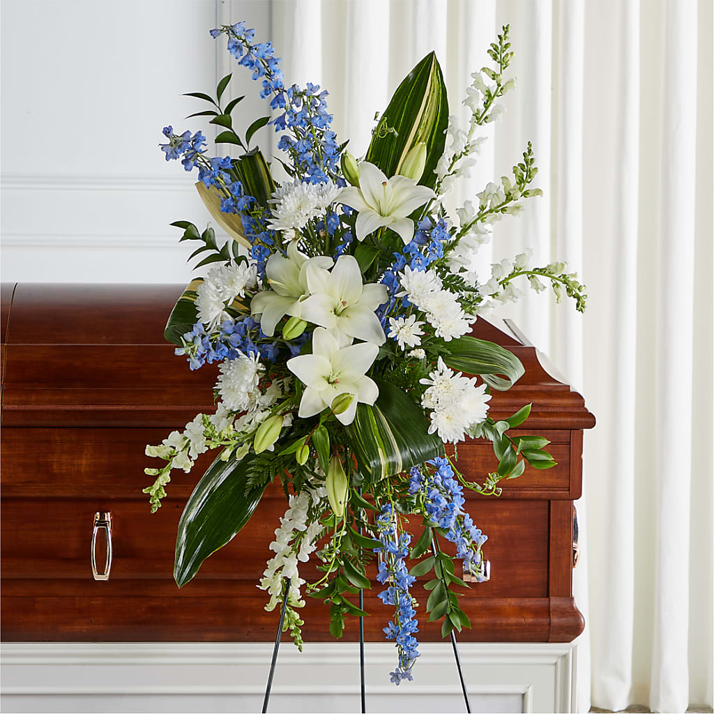 Eternal Impressions Standing Spray – Rimmon Heights Florist, Manchester NH