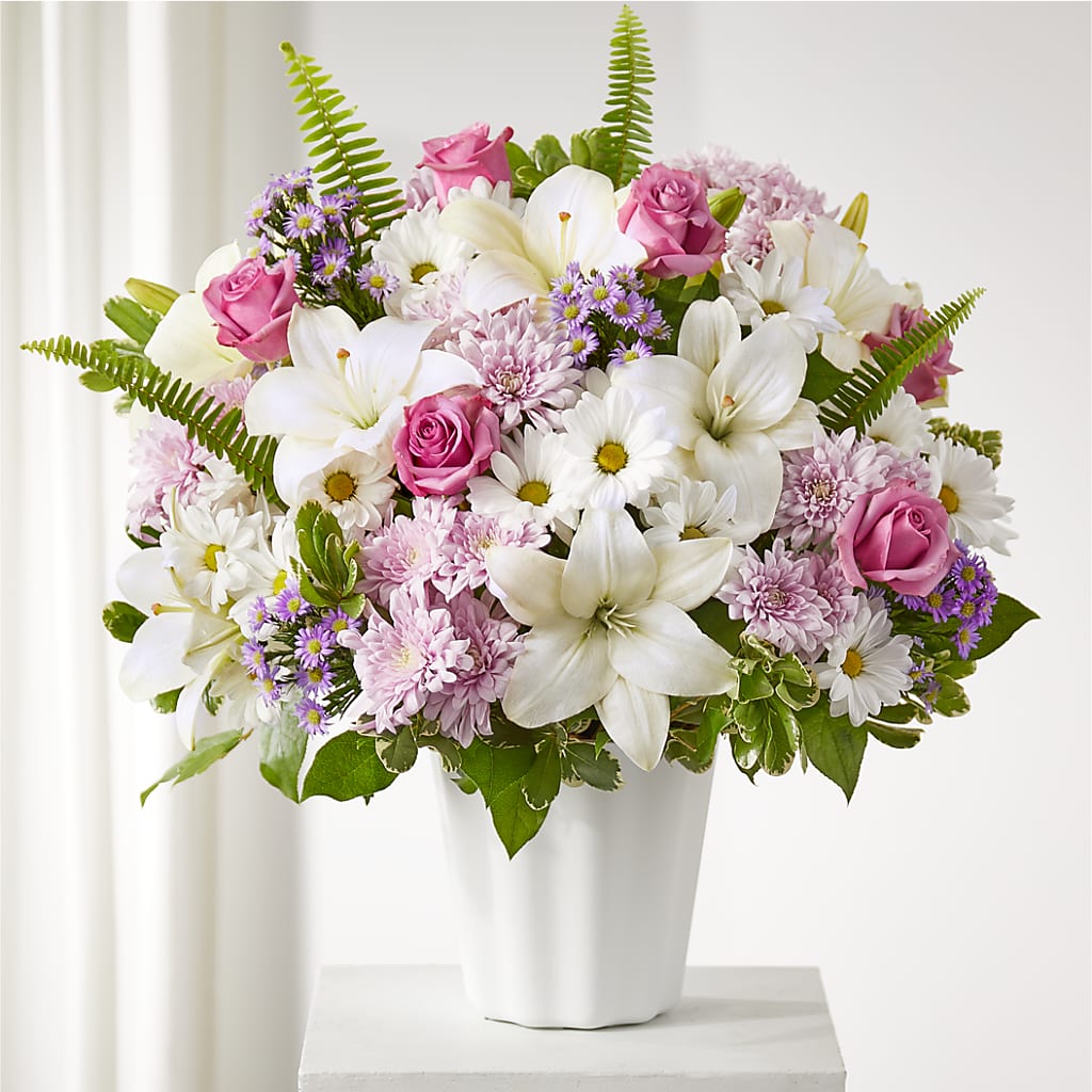 Warmest Thoughts Tabletop Basket – Rimmon Heights Florist, Manchester NH