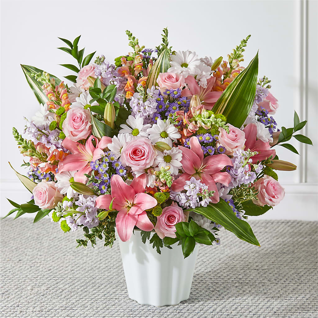 Abundant Compassion Floor Basket – Rimmon Heights Florist, Manchester NH