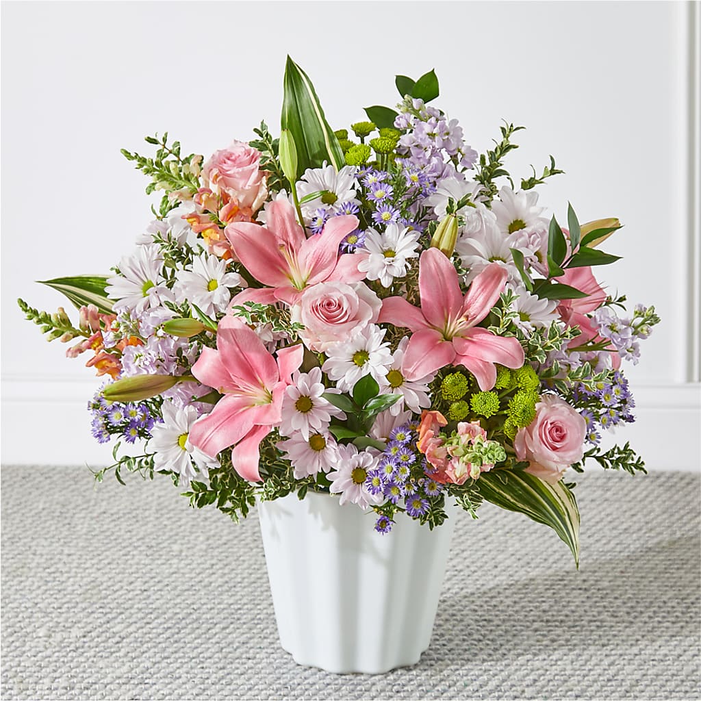 Abundant Compassion Floor Basket – Rimmon Heights Florist, Manchester NH