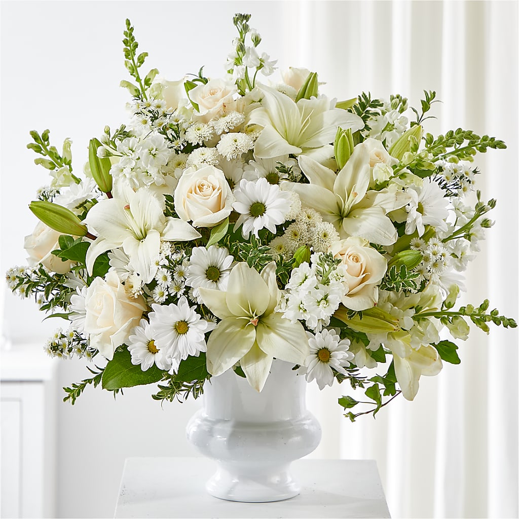 Uplifting Urn Arrangement – Rimmon Heights Florist, Manchester NH