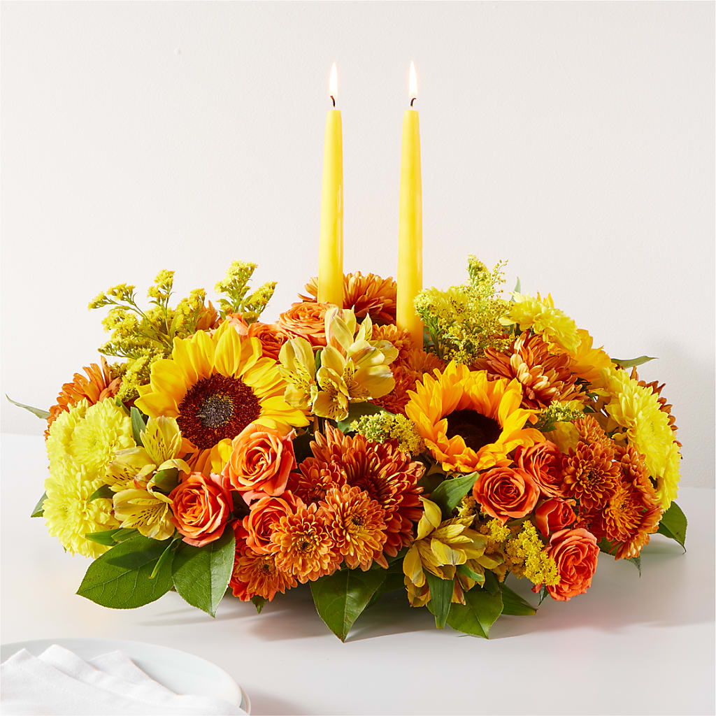 Autumn Harmony Centerpiece – Rimmon Heights Florist, Manchester NH