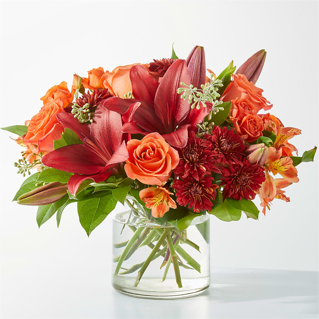 Crimson Leaves Bouquet – Rimmon Heights Florist, Manchester NH