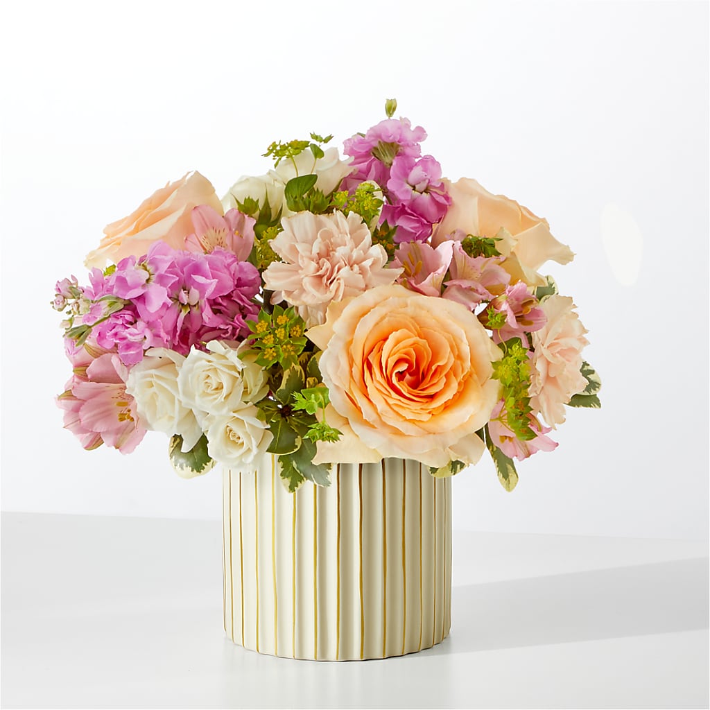 Paradise Bouquet with Ivory Vase – Rimmon Heights Florist, Manchester NH