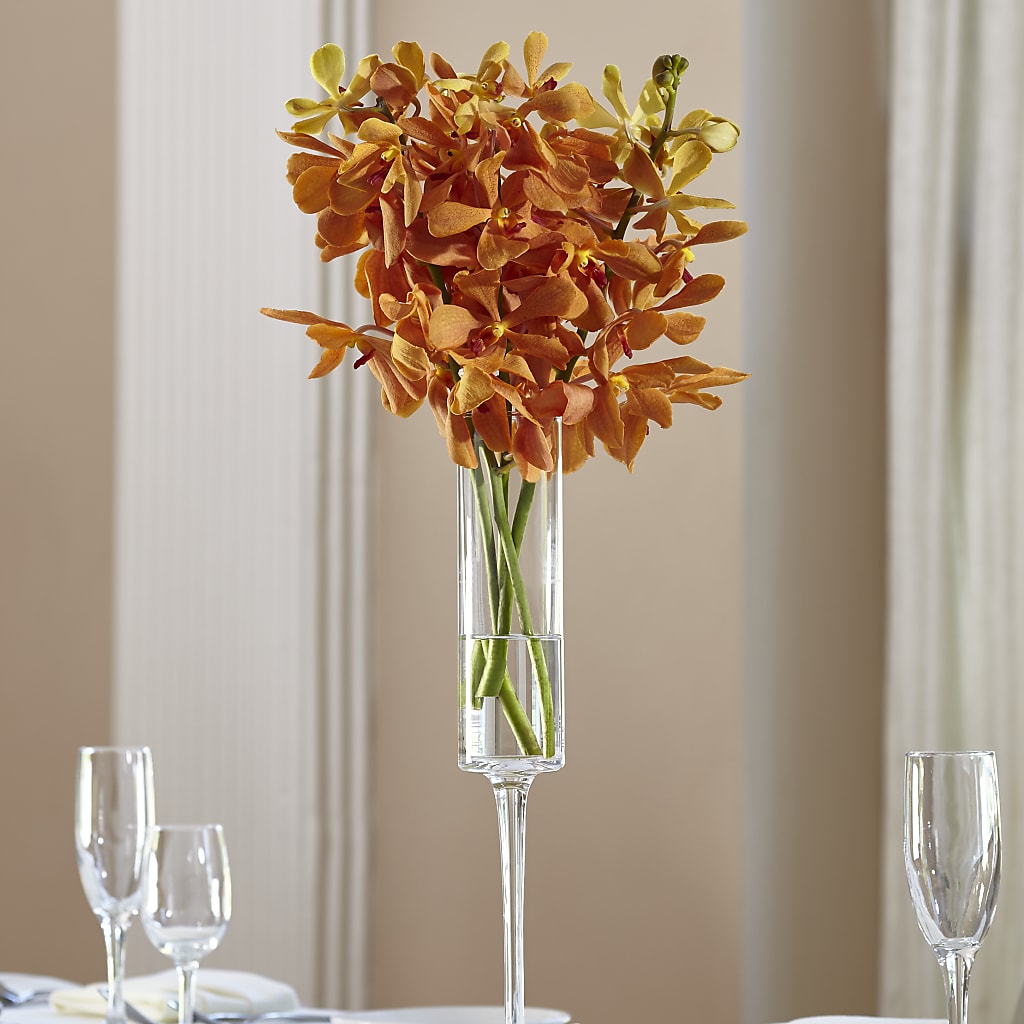 Orange Mokara Bouquet – Rimmon Heights Florist, Manchester NH