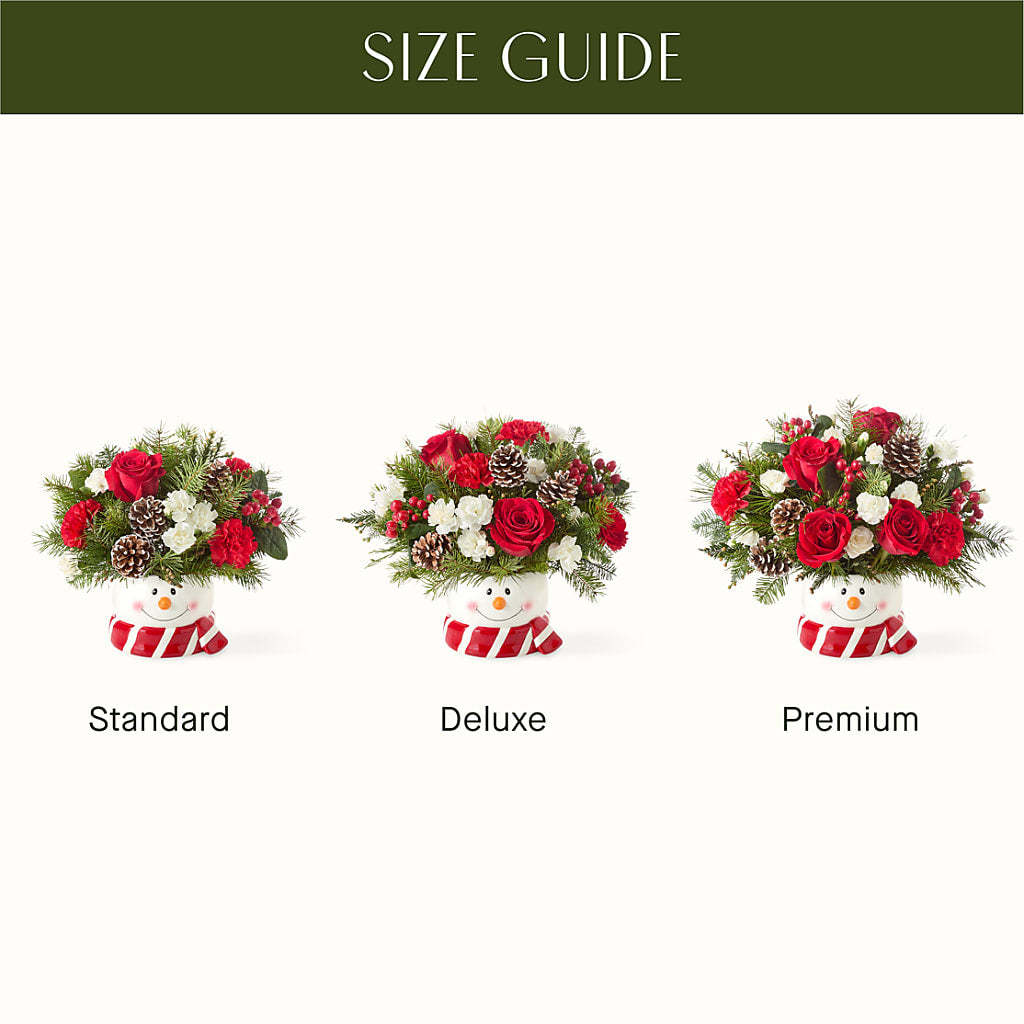Jolly Snowman Bouquet –  Rimmon Heights Florist, Manchester NH