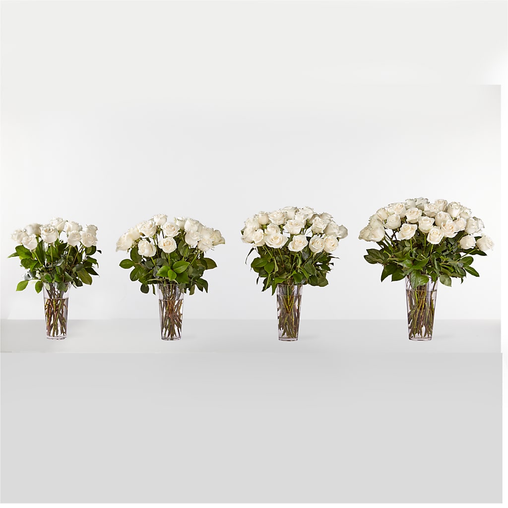 Long Stem White Rose Bouquet –  Rimmon Heights Florist, Manchester NH