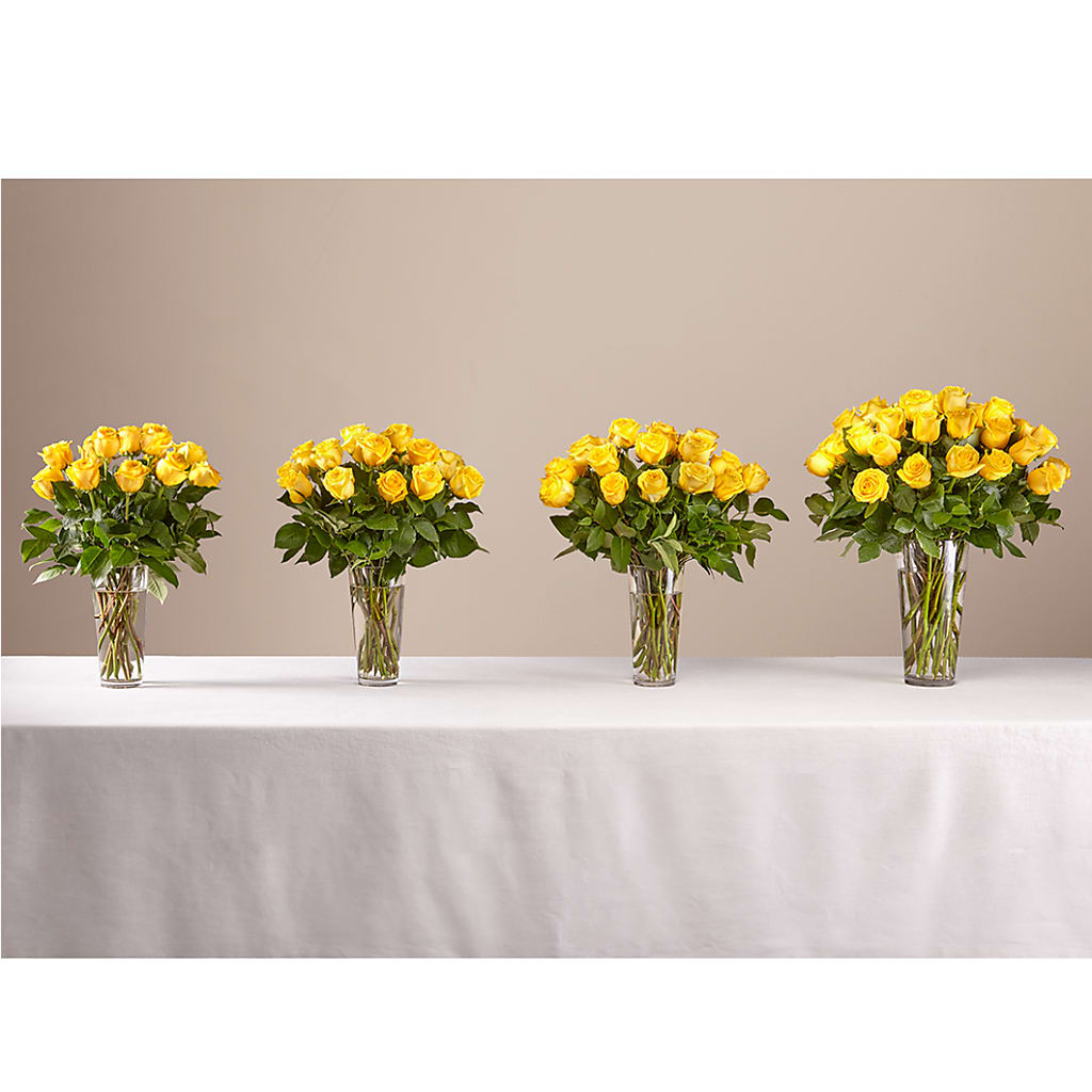 Long Stem Yellow Rose Bouquet –  Rimmon Heights Florist, Manchester NH