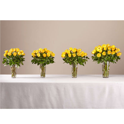 Long Stem Yellow Rose Bouquet –  Rimmon Heights Florist, Manchester NH
