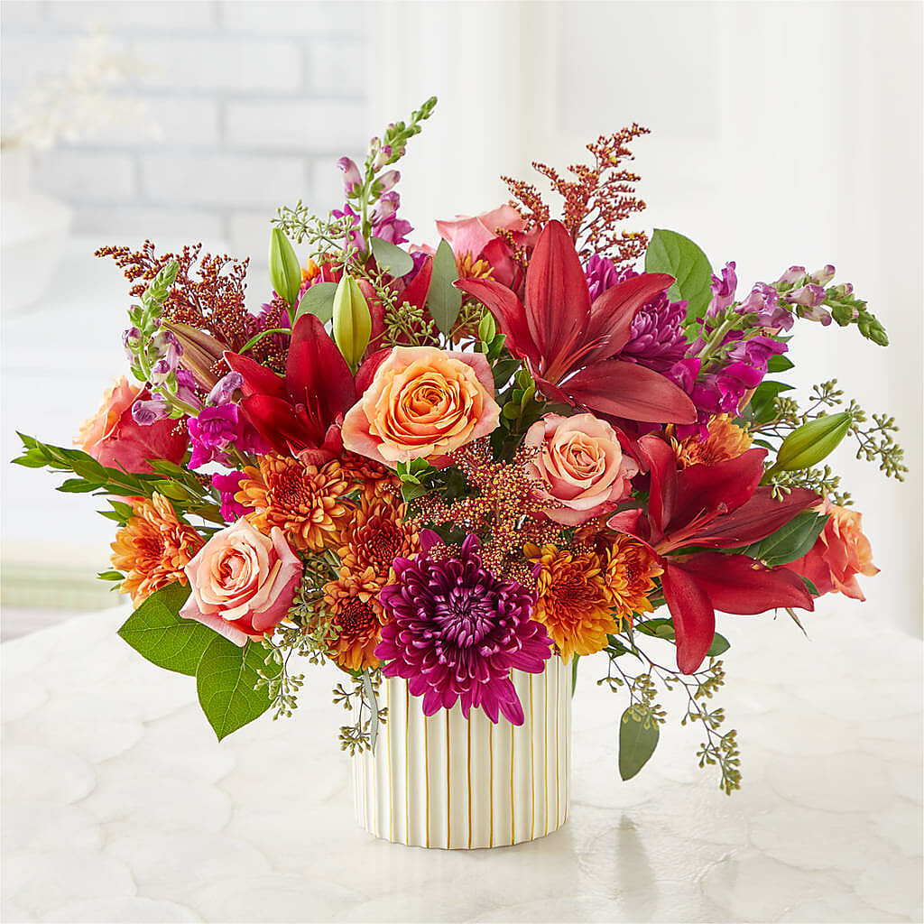 Burgundy Landscape Bouquet –  Rimmon Heights Florist, Manchester NH
