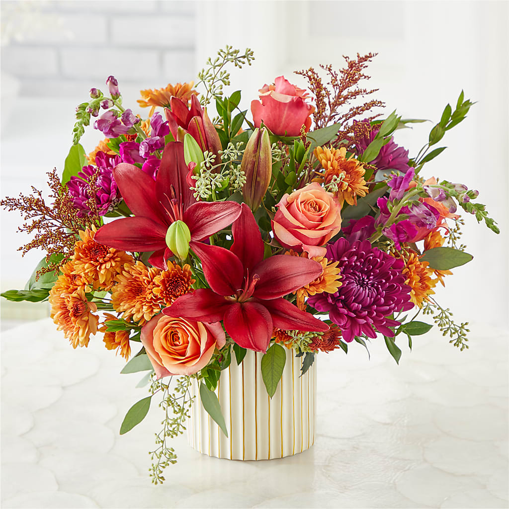 Burgundy Landscape Bouquet –  Rimmon Heights Florist, Manchester NH