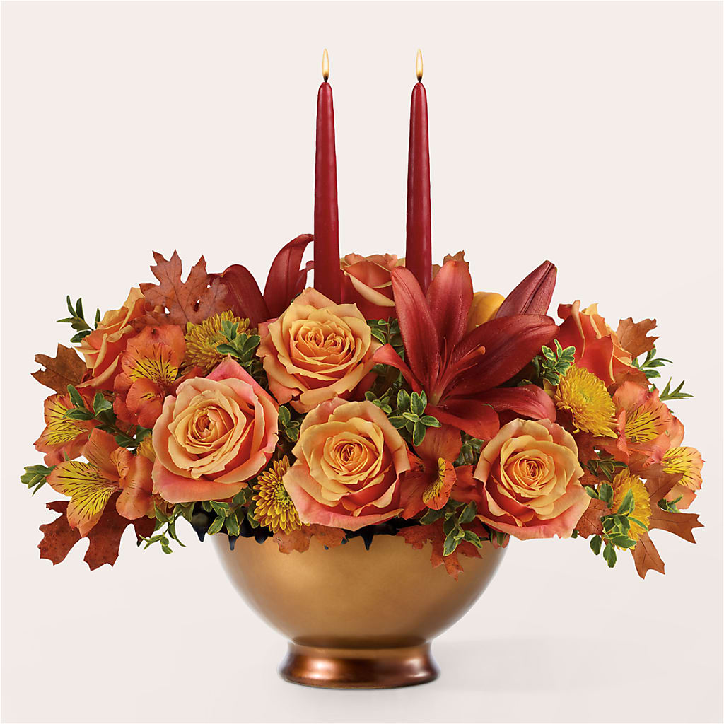Harvest Table Centerpiece –  Rimmon Heights Florist, Manchester NH