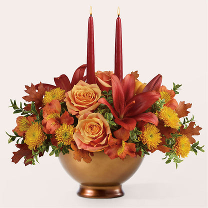 Harvest Table Centerpiece –  Rimmon Heights Florist, Manchester NH