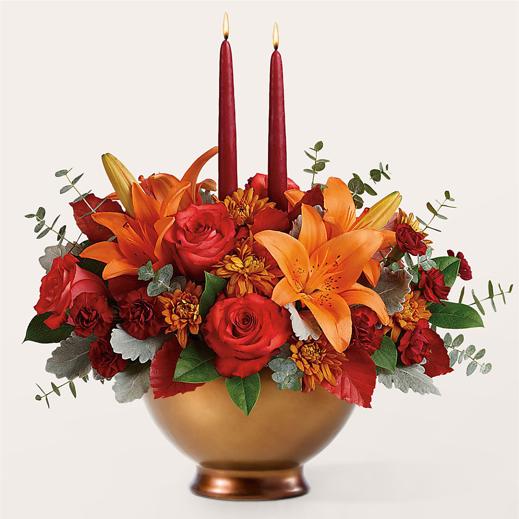 Fruits of Fall Centerpiece –  Rimmon Heights Florist, Manchester NH