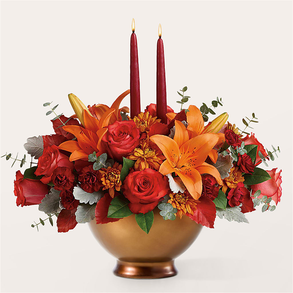 Fruits of Fall Centerpiece –  Rimmon Heights Florist, Manchester NH
