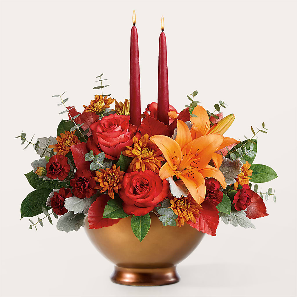 Fruits of Fall Centerpiece –  Rimmon Heights Florist, Manchester NH