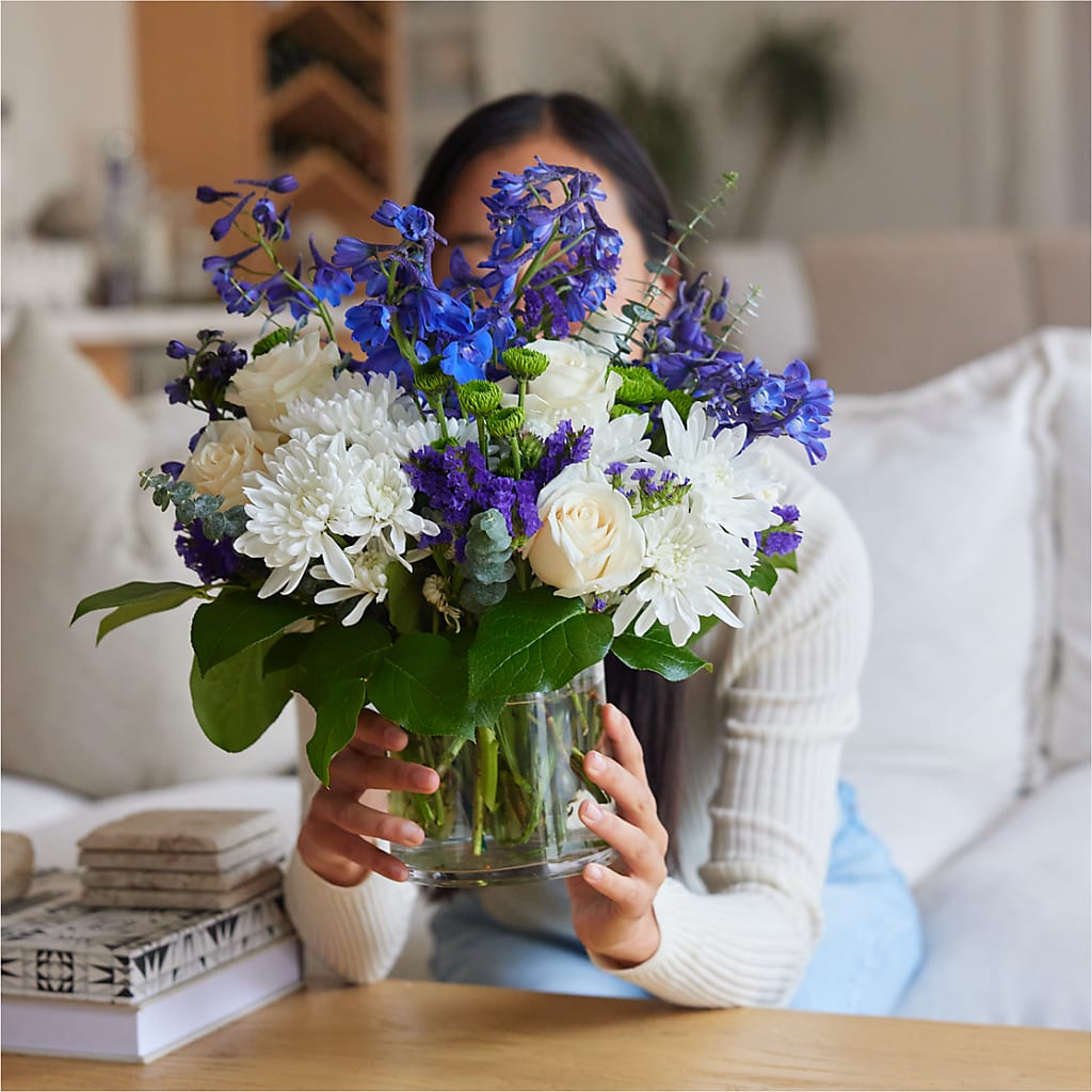 Cerulean Waves Bouquet –  Rimmon Heights Florist, Manchester NH