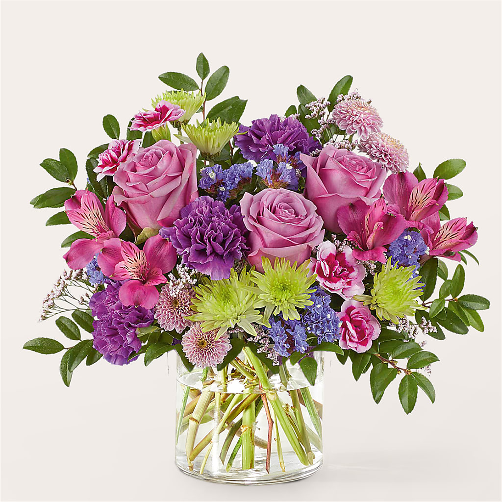 Glass Half Full Bouquet –  Rimmon Heights Florist, Manchester NH