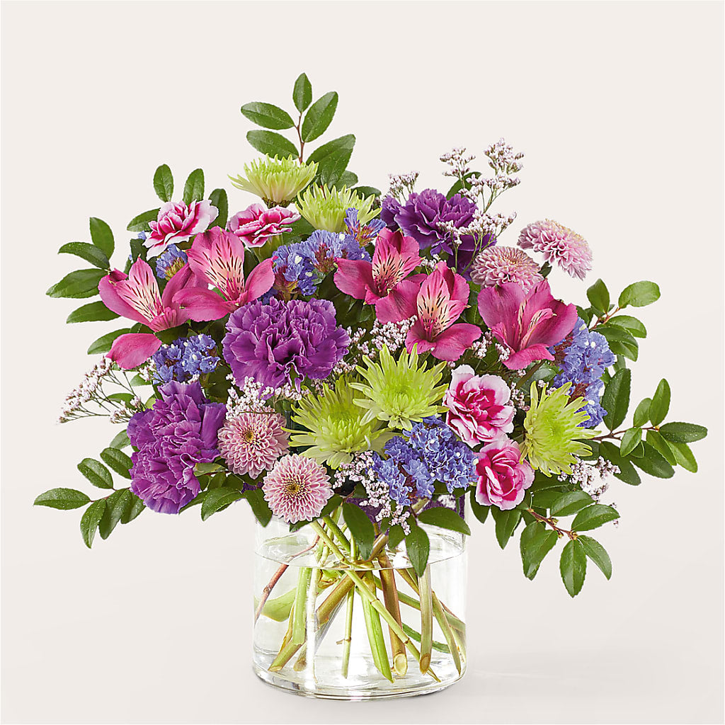 Glass Half Full Bouquet –  Rimmon Heights Florist, Manchester NH