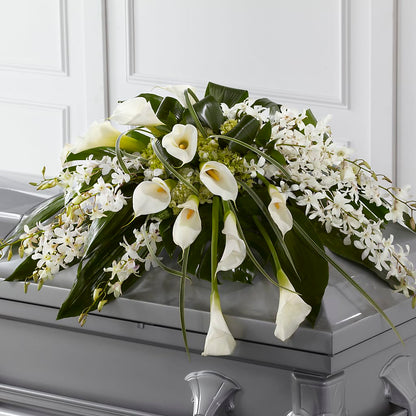 Angel Wings Casket Spray –  Rimmon Heights Florist, Manchester NH
