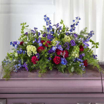 Always Treasured Casket Spray –  Rimmon Heights Florist, Manchester NH