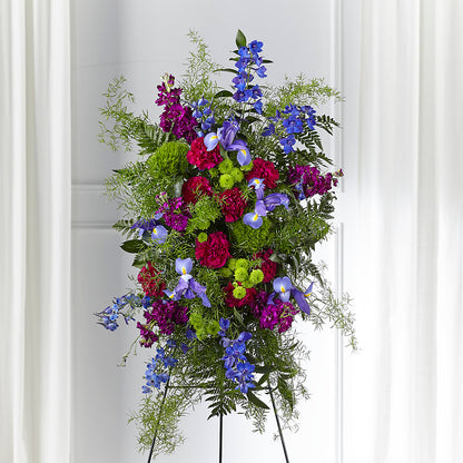 Heavenly Skies Standing Spray –  Rimmon Heights Florist, Manchester NH