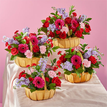 Pink Picnic Basket –  Rimmon Heights Florist, Manchester NH